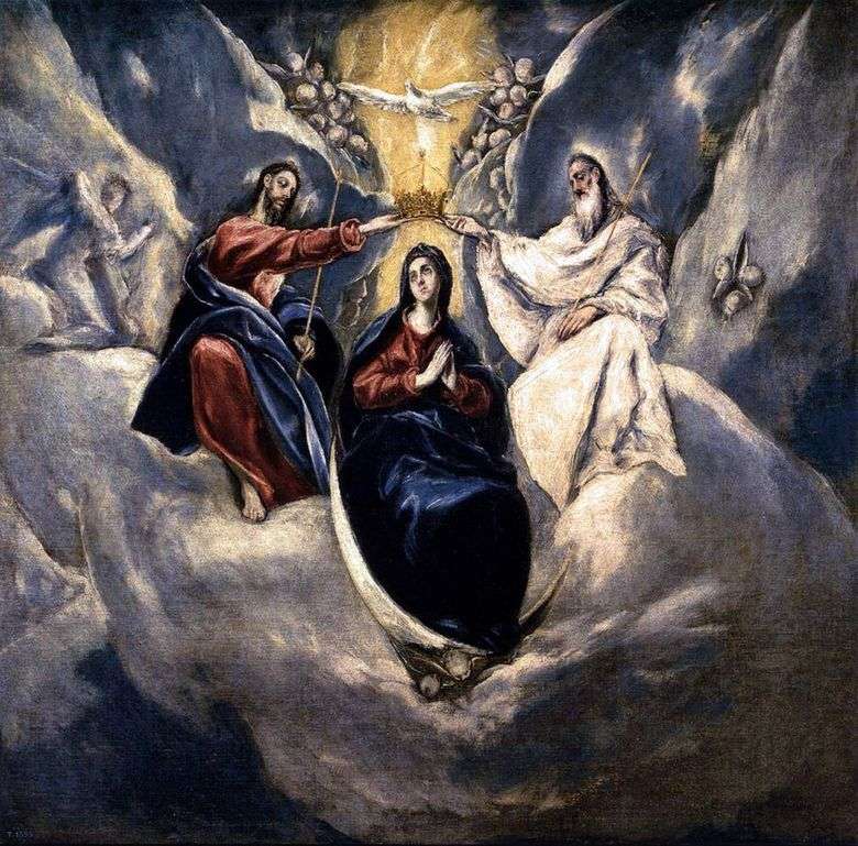 Coronación de la Virgen de María   El Greco