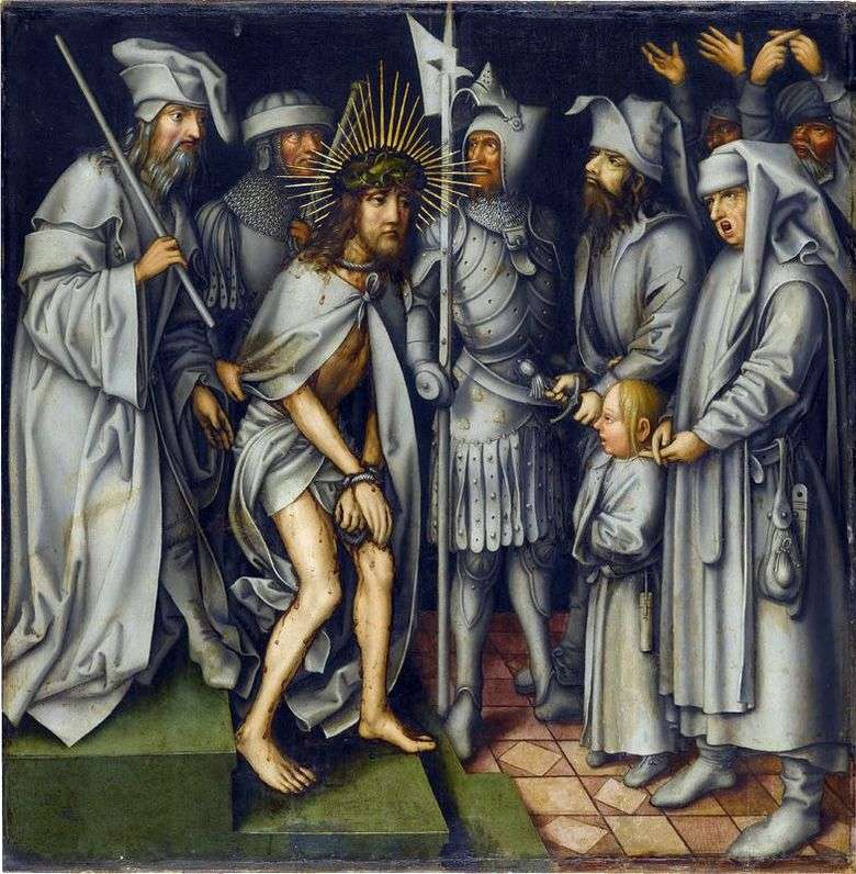 Cristo antes de Caifás   Hans Holbein