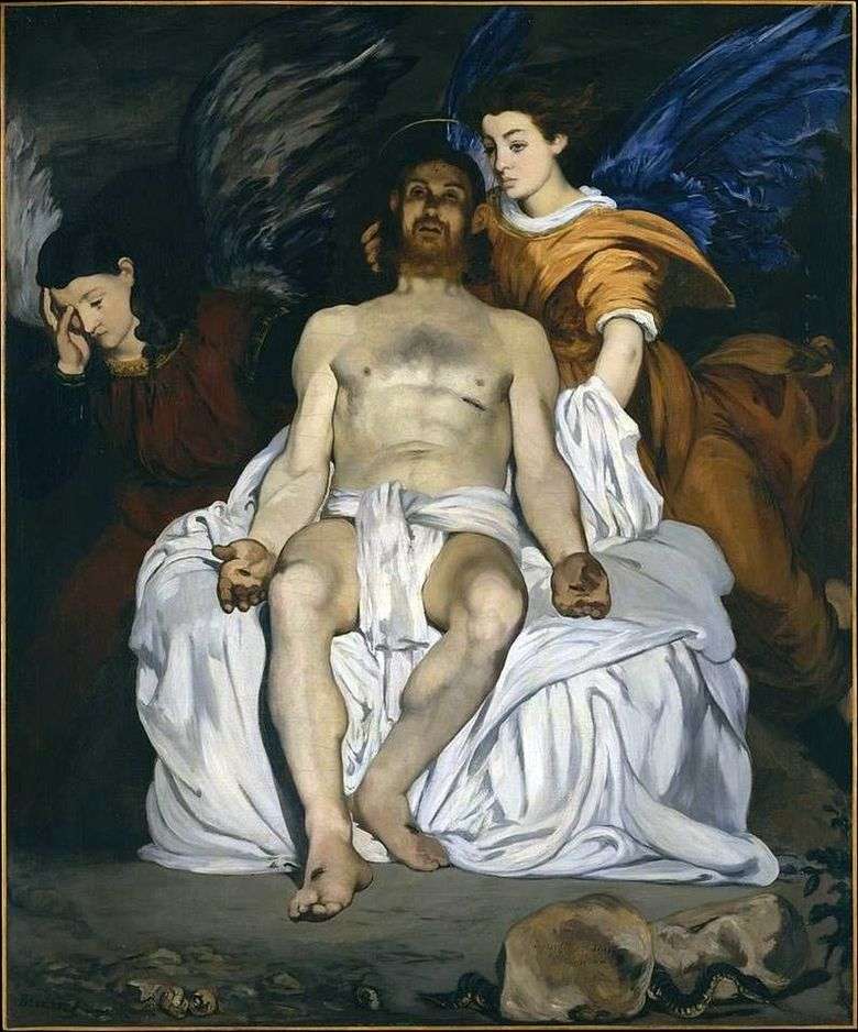 Cristo con los ángeles   Edouard Manet