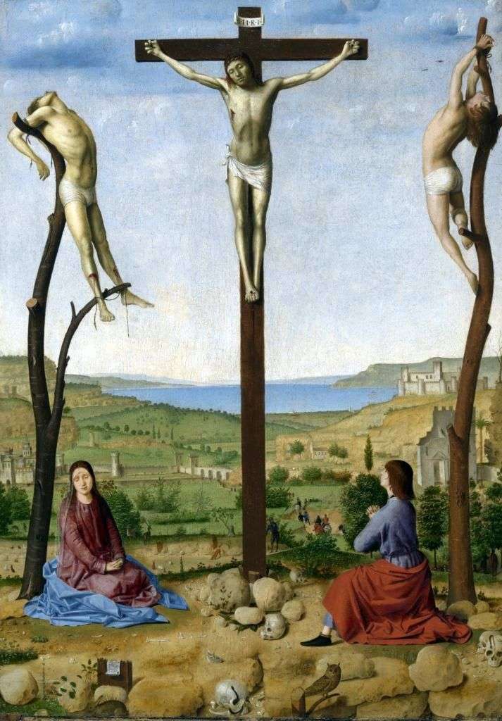 Crucifixión   Antonello da Messina