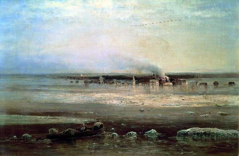 Derrame el Volga cerca de Yaroslavl   Alexey Savrasov