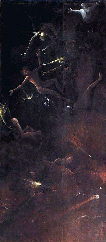 Derrocamiento de los pecadores, visiones del inframundo   Hieronymus Bosch