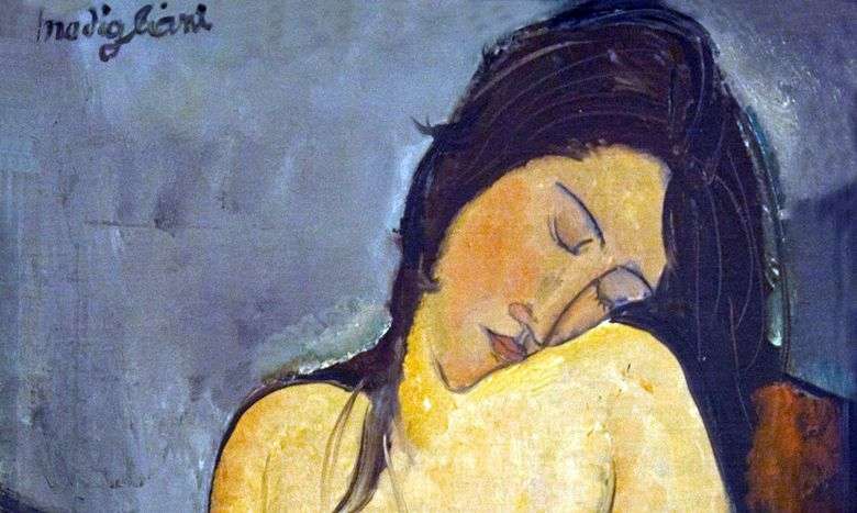 Desnudo sentado   Amedeo Modigliani