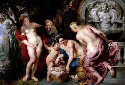 Detección de bebé Erikhtonia   Peter Rubens