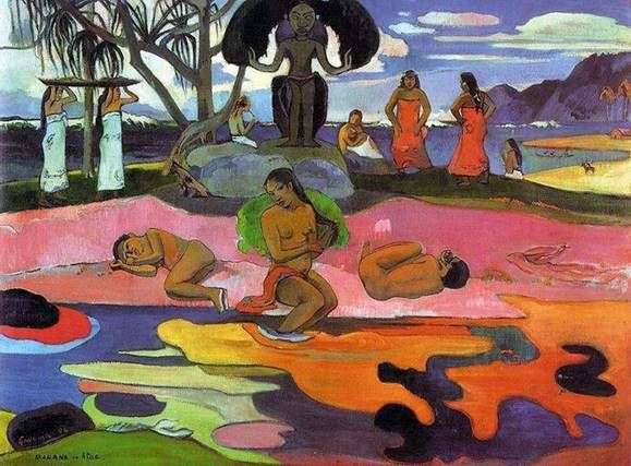 Día sin dioses (Día de la deidad   Mahana pero Natua)   Paul Gauguin