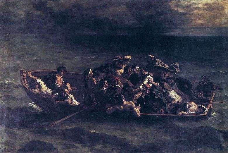 Don Juan Naufragio   Eugene Delacroix