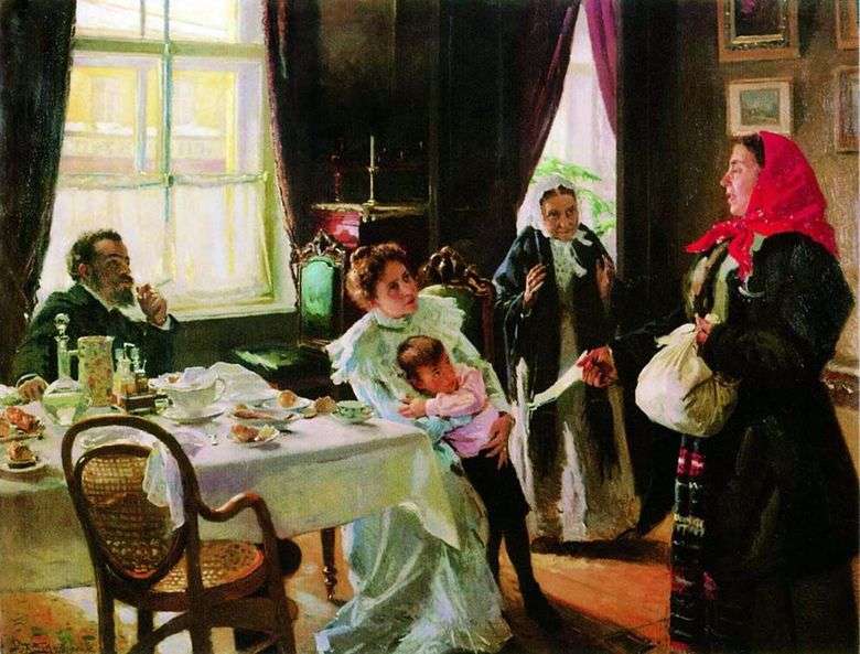 Dos madres Madre adoptiva y nativa   Vladimir Makovsky