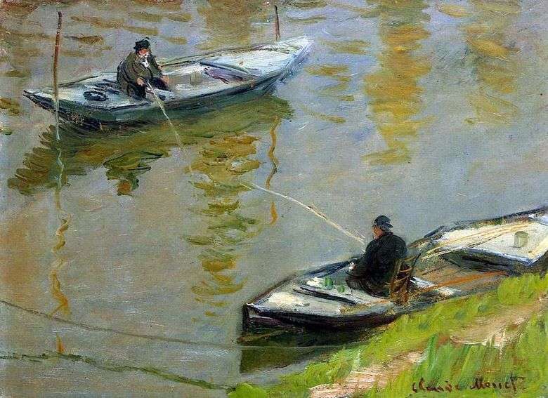 Dos pescadores   Claude Monet