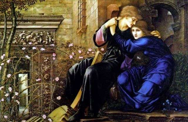 El amor entre las ruinas   Edward Burne Jones