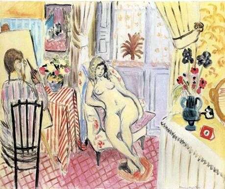 El artista y su modelo   Henri Matisse