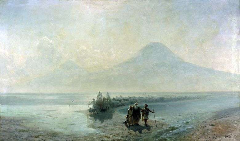 El descenso de Noé de Ararat   Ivan Aivazovsky