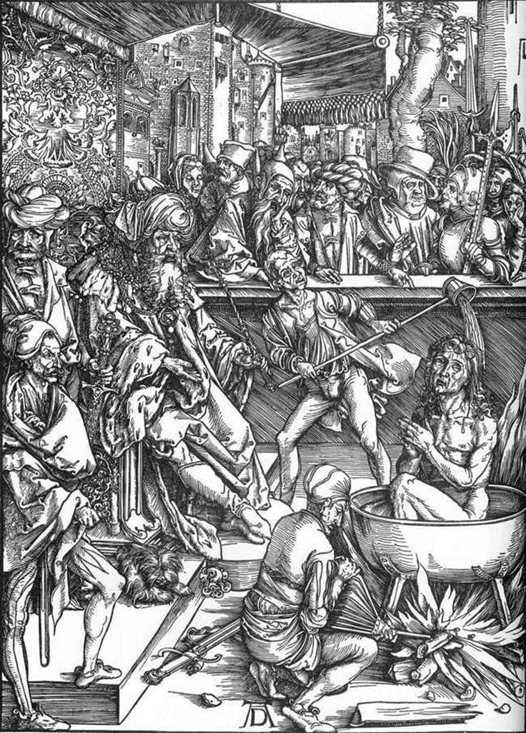 El martirio de Juan el teólogo   Albrecht Durer