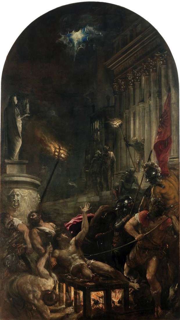 El martirio de San Lorenzo   Titian Vecellio