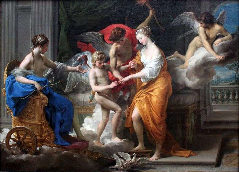 El matrimonio de Cupido y Psique   Pompeo Batoni