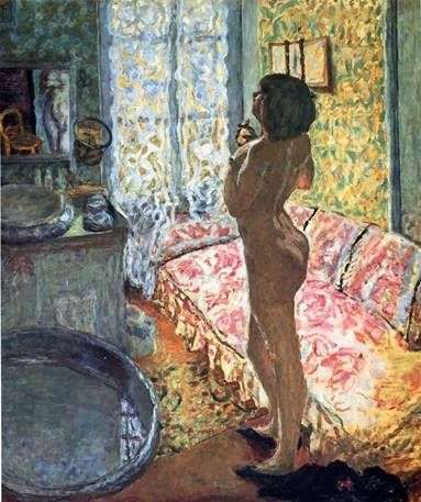 El modelo en Contrapost   Pierre Bonnard