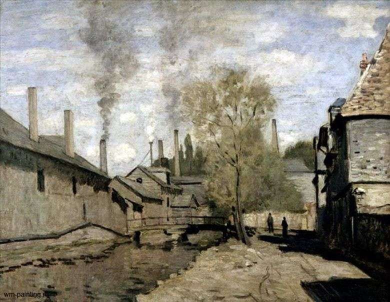 El río Robek en Rouen   Claude Monet