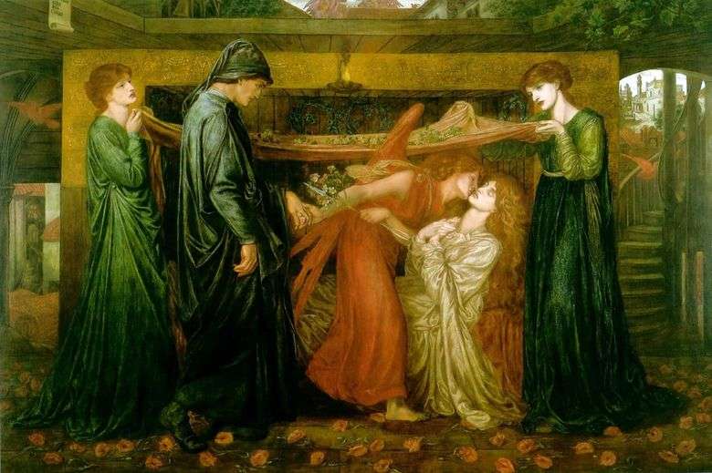 El sueño de Dante   Dante Rossetti