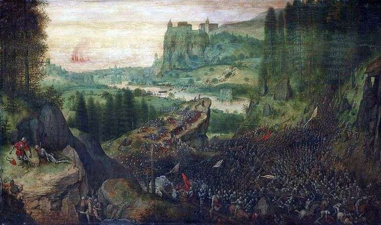 El suicidio de Saúl   Peter Bruegel