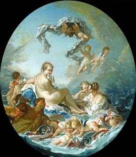 El triunfo de la diosa Venus   Francois Boucher