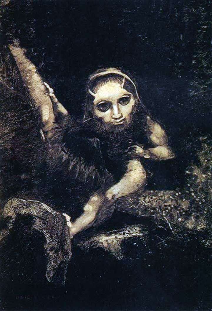 Elf Caliban   Odilon Redon