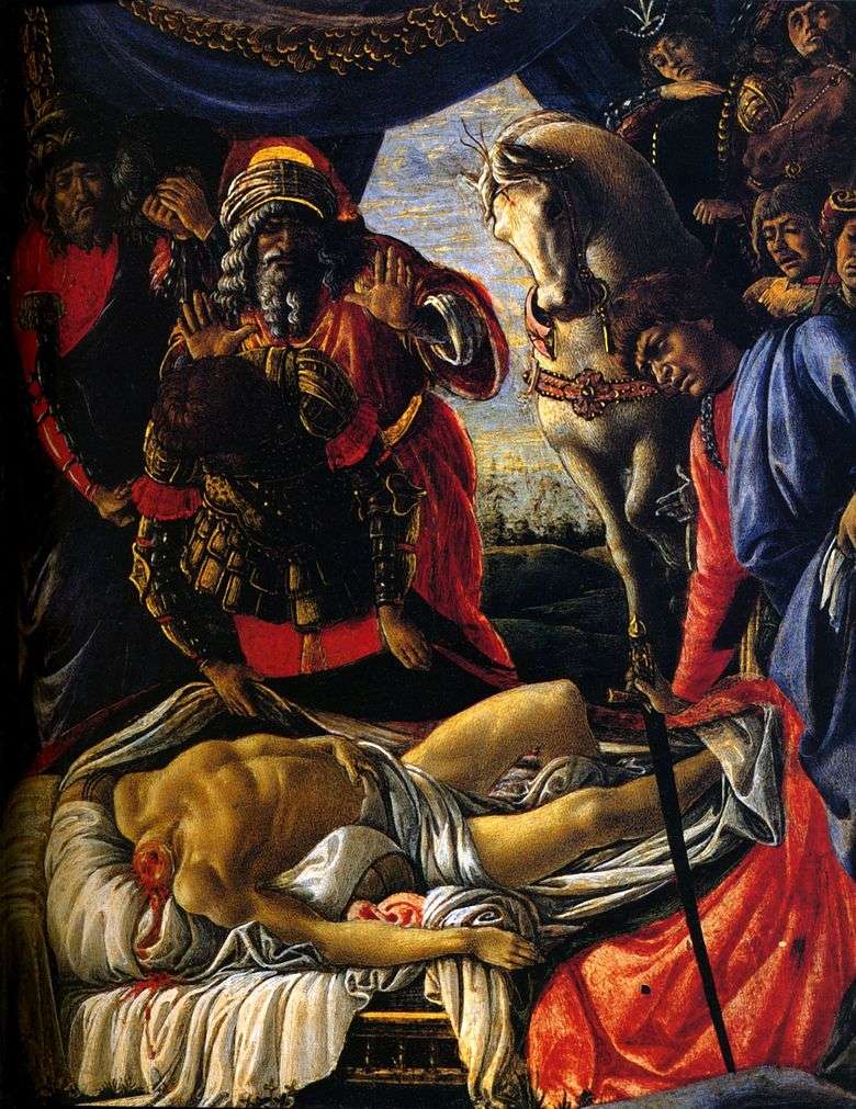 Encontrando el cuerpo de Holofernes   Sandro Botticelli