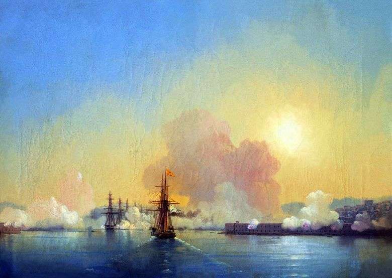 Entrada a la bahía de Sebastopol   Ivan Aivazovsky