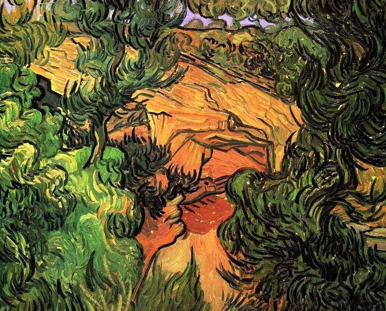 Entrada a la cantera   Vincent van Gogh