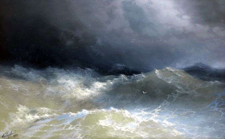Entre las olas   Ivan Aivazovsky