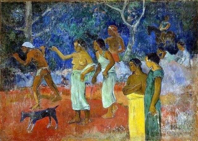 Escenas de la vida tahitiana   Paul Gauguin
