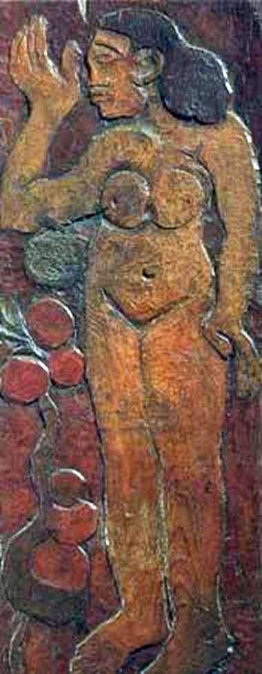 Escultura de madera   Paul Gauguin