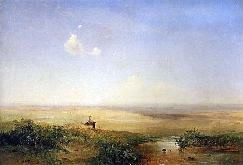 Estepa en la tarde   Alexey Savrasov