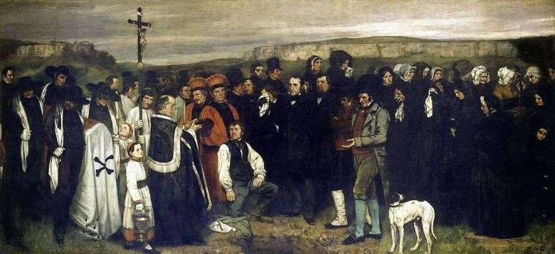 Funeral en Ornan   Gustave Courbet