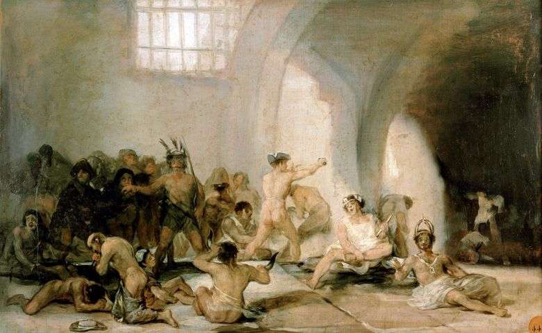 Hogar de los locos   Francisco de Goya