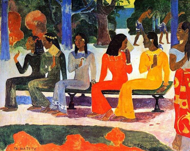 Hoy no iremos al mercado   Paul Gauguin