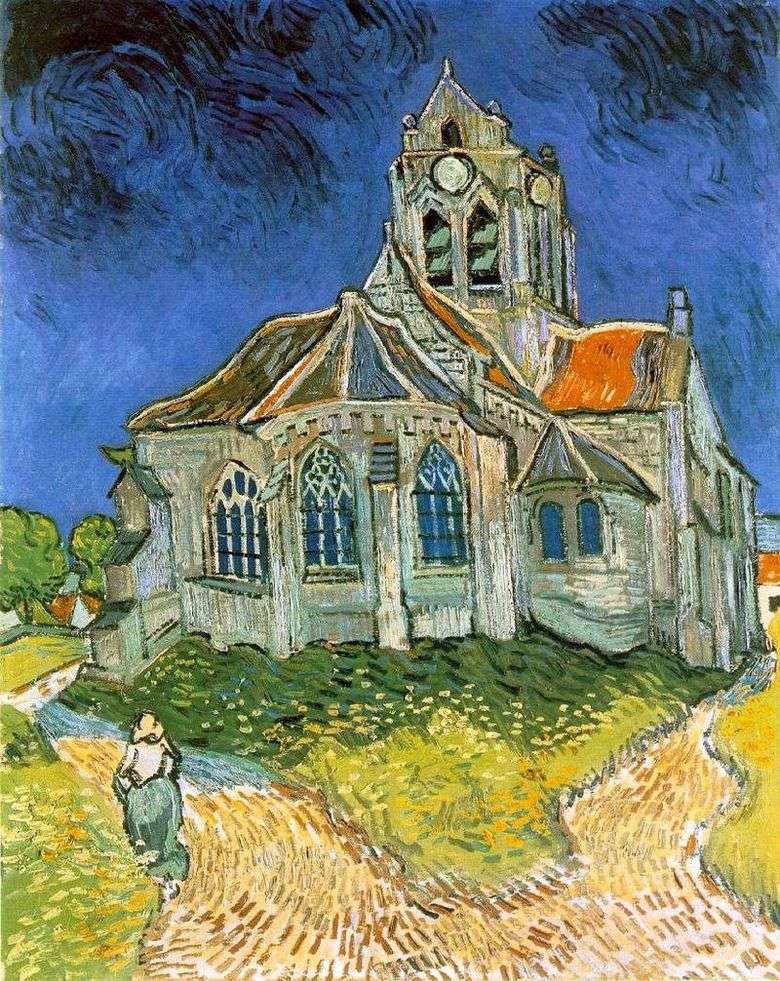 Iglesia en Auvers   Vincent Van Gogh