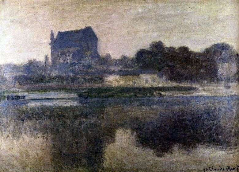 Iglesia en la niebla   Claude Monet