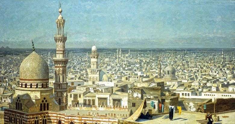 Vista de El Cairo   Jean Leon Gerome