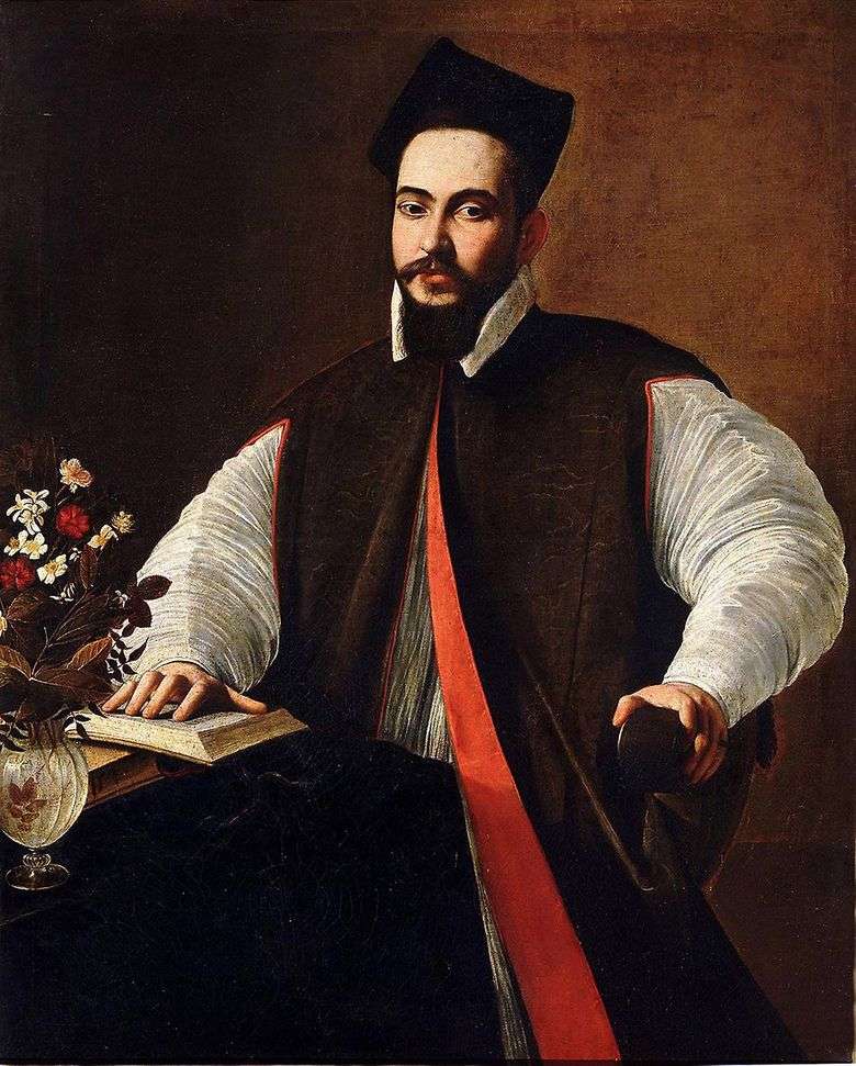 Maffeo Barberini, el futuro papa Urbano VIII   Michelangelo Merisi da Caravaggio