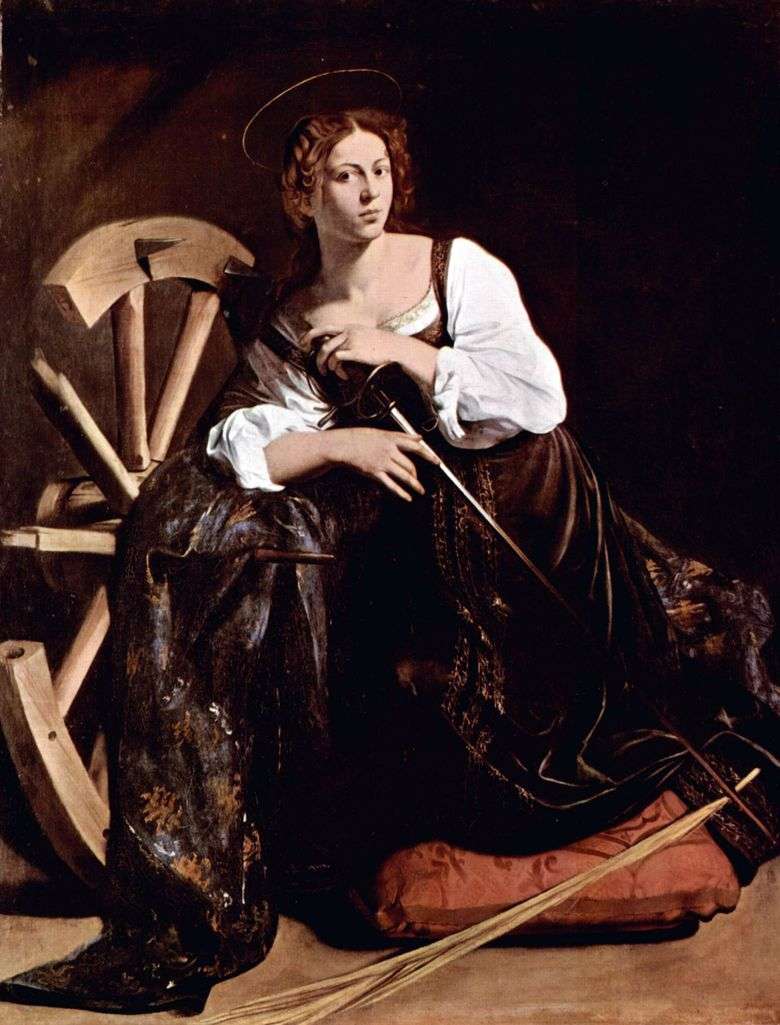 Santa Catalina de Alejandría   Michelangelo Merisi da Caravaggio
