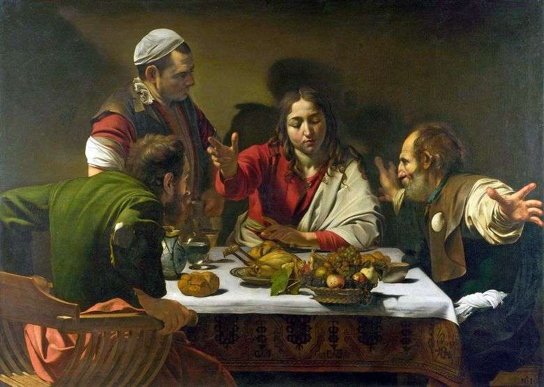Cena en Emaús   Michelangelo Merisi da Caravaggio