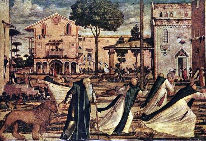 San Jerónimo conduce al monasterio de los leones   Vittorio Carpaccio