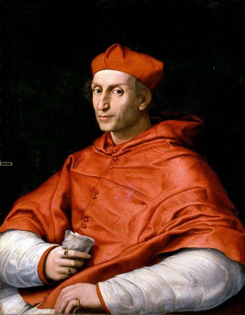 Retrato del cardenal Bibbiena   Rafael Santi