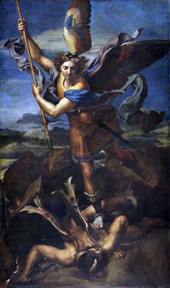 San Miguel y el diablo   Rafael Santi
