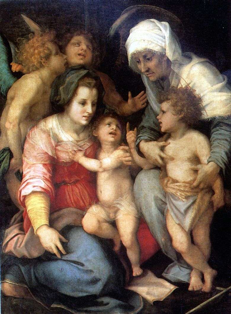 Sagrada Familia con Ángeles   Andrea del Sarto