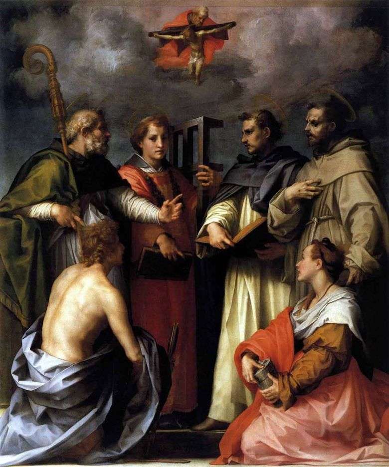 Disputa Trinitaria (Disputa)   Andrea del Sarto