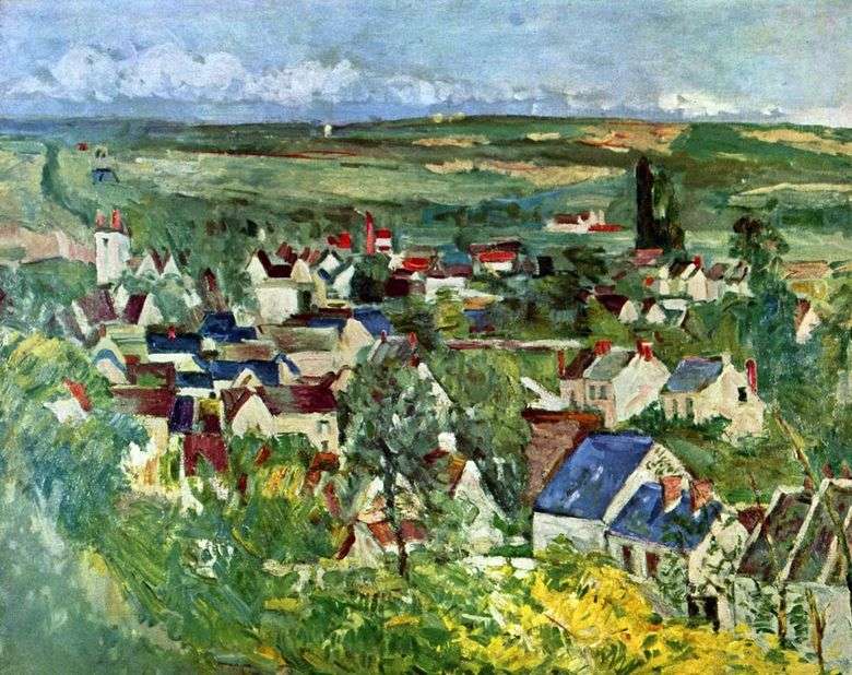 Vista de los Auvers   Paul Cezanne