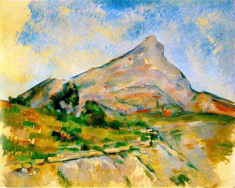 Monte Saint Victoire (Monte San Victoria)   Paul Cézanne