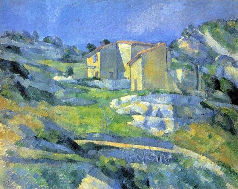 Casas en la Provenza cerca de Estak   Paul Cézanne