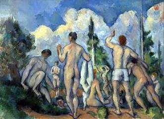 Bañistas   Paul Cézanne