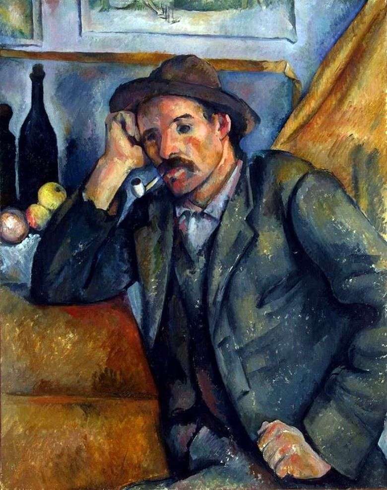 Fumador de pipa   Paul Cezanne